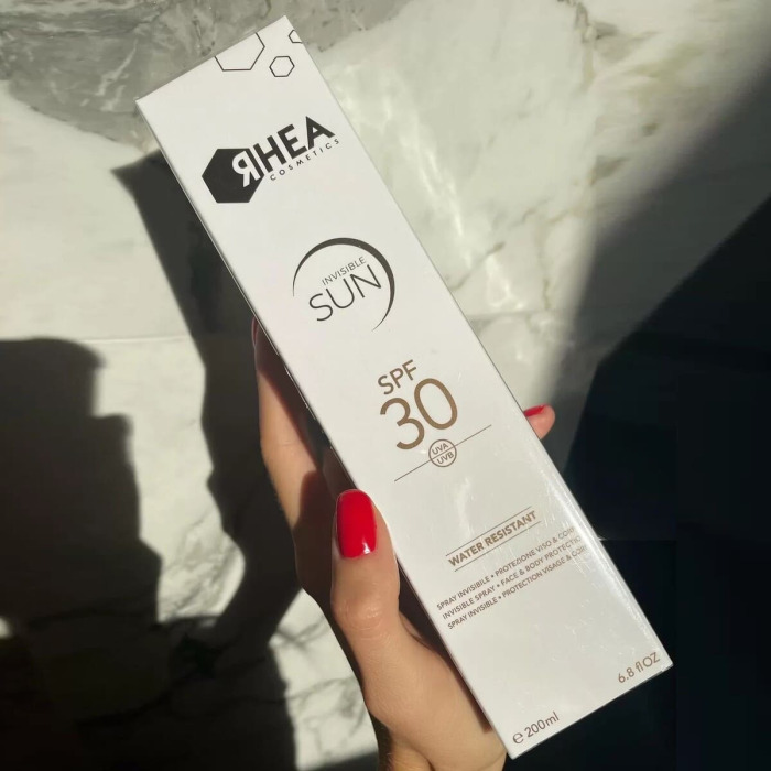 Невидимый Солнцезащитный Спрей для Лица и Тела Rhea Cosmetics Invisible Sun Face & Body Protection Spray SPF 30