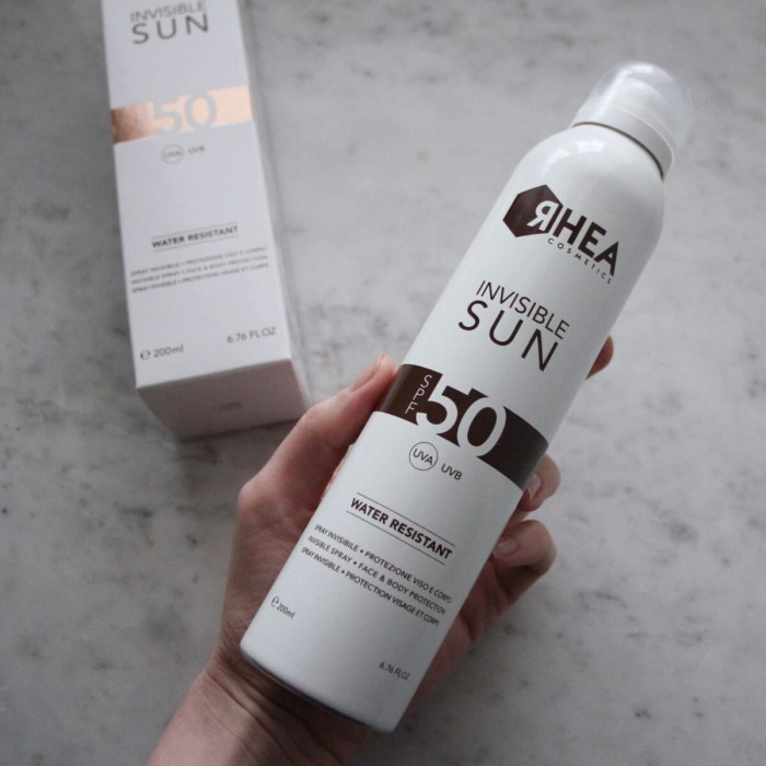 Невидимый Солнцезащитный Спрей для Лица и Тела Rhea Cosmetics Invisible Sun Face & Body Protection Spray SPF 50