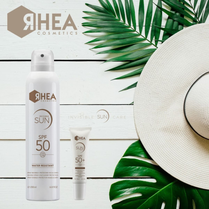 Невидимый Солнцезащитный Спрей для Лица и Тела Rhea Cosmetics Invisible Sun Face & Body Protection Spray SPF 50