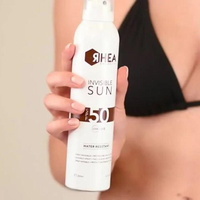 Невидимый Солнцезащитный Спрей для Лица и Тела Rhea Cosmetics Invisible Sun Face & Body Protection Spray SPF 50