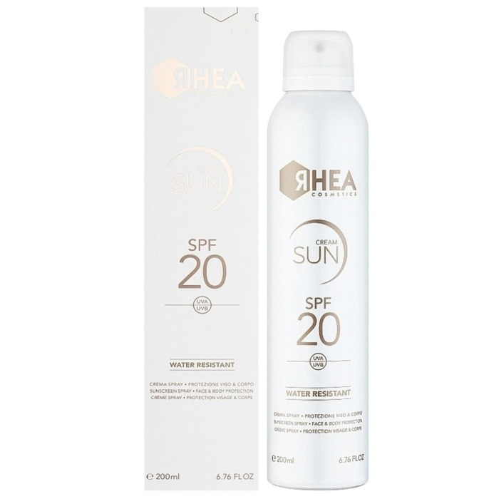 Кремовый Солнцезащитный Спрей для Лица и Тела Rhea Cosmetics CreamSun Sunscreen Spray Face & Body Protection SPF 20
