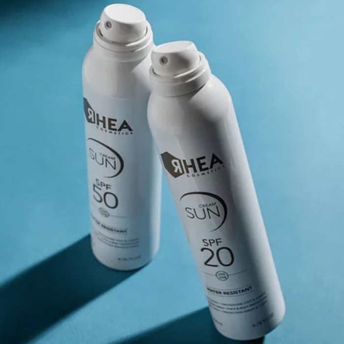Кремовый Солнцезащитный Спрей для Лица и Тела Rhea Cosmetics CreamSun Sunscreen Spray Face & Body Protection SPF 20