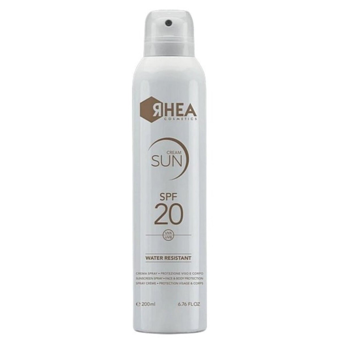 Кремовый Солнцезащитный Спрей для Лица и Тела Rhea Cosmetics CreamSun Sunscreen Spray Face & Body Protection SPF 20