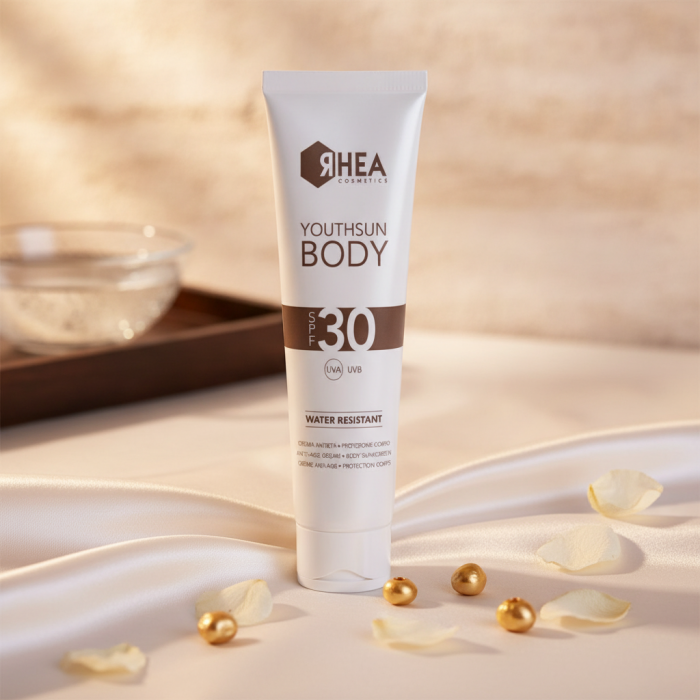 Солнцезащитный Антивозрастной Крем для Тела Rhea Cosmetics YouthSun Body Anti-Age Cream Body Sunscreen SPF 30