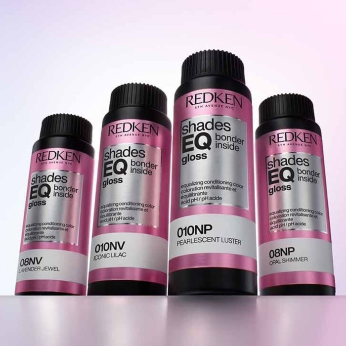Краска для Волос с Бондером Тон-в-Тон без Аммиака с Эффектом Кондиционера (Прозрачные Блонды) Redken Shades EQ Gloss Bonder Inside All in One Bonder + Hair Toner (Skylight Blondes), 60 мл