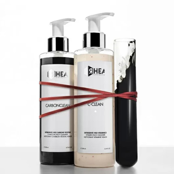 Угольная Очищающая Эмульсия для Лица Rhea Cosmetics CarbonClean Vegetable Charcoal Face Cleanser