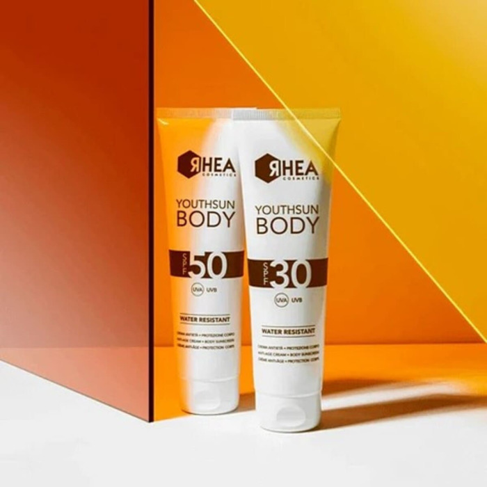Солнцезащитный Антивозрастной Крем для Тела Rhea Cosmetics YouthSun Body Anti-Age Cream Body Sunscreen SPF 30