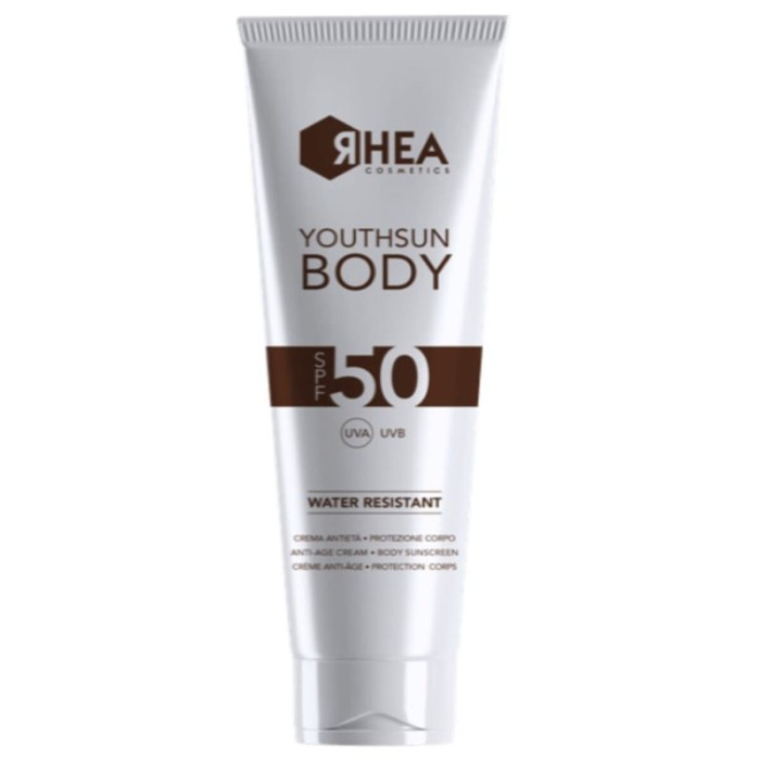 Солнцезащитный Антивозрастной Крем для Тела Rhea Cosmetics YouthSun Body Anti-Age Cream Body Sunscreen SPF 50
