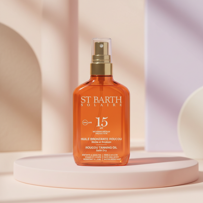 Сухое Масло для Загара St Barth Roucou Tanning Oil SPF 15