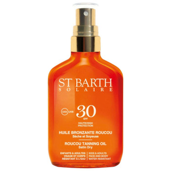 Сухое Масло для Загара St Barth Roucou Tanning Oil SPF 30