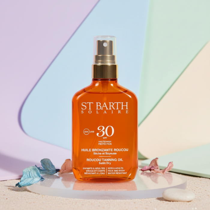 Сухое Масло для Загара St Barth Roucou Tanning Oil SPF 30