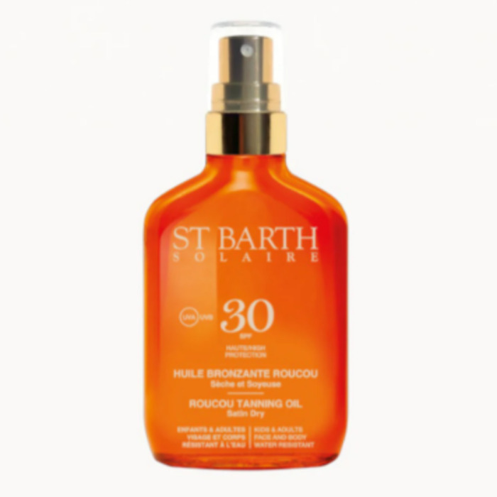 Сухое Масло для Загара St Barth Roucou Tanning Oil SPF 30