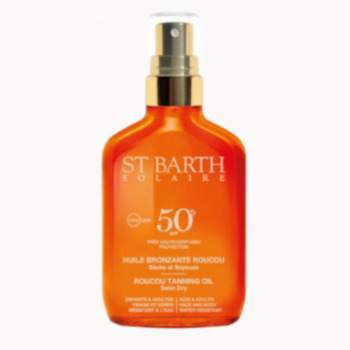 Суха Олія для Засмаги St Barth Roucou Tanning Oil SPF 50