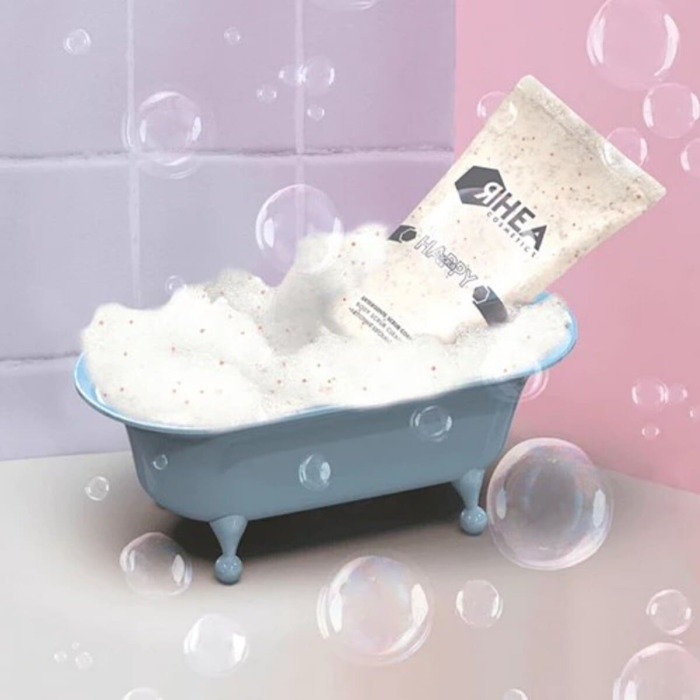 Очищающий Скраб для Тела Двойного Действия Rhea Cosmetics HappyScrub Body Scrub Cleanser