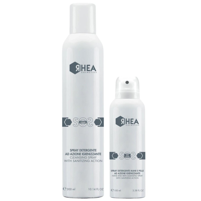 Очищающий Спрей-Санитайзер Rhea Cosmetics SOS Clean Cleansing Spray with Sanitizing Action