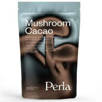 Функциональный Напиток из Какао и Грибов-Адаптогенов для Фокуса, Спокойствия и Мягкой Энергии без Кофе Perla Helsa Mushroom Cacao