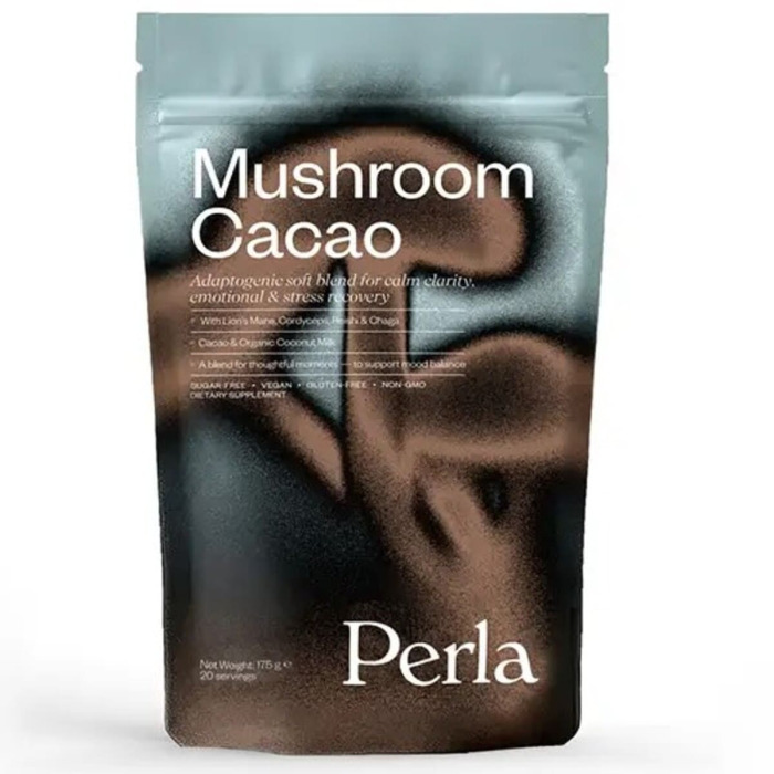 Функциональный Напиток из Какао и Грибов-Адаптогенов для Фокуса, Спокойствия и Мягкой Энергии без Кофе Perla Helsa Mushroom Cacao