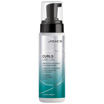 Увлажняющая Пена для Упругих Локонов Joico Curls Like Us Smooth & Bounce Curl Hydrating Foam