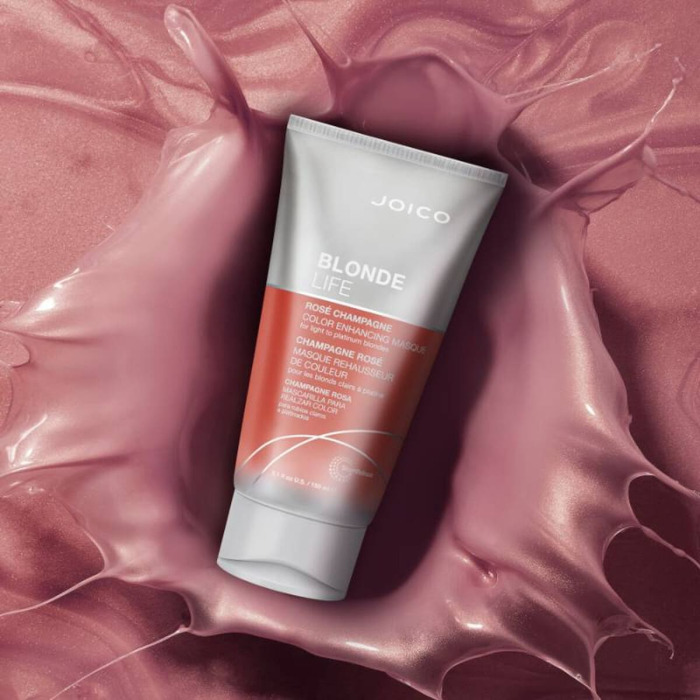 Маска для Улучшения Цвета Волос «Розовое Шампанское» Joico Blonde Life Color Enhancing Masque Rose Champagne