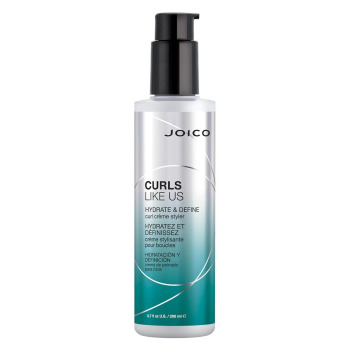 Увлажняющий и Формирующий Крем-Стайлер для Завивки Локонов Joico Curls Like Us Hydrate & Define Curl Creme Styler