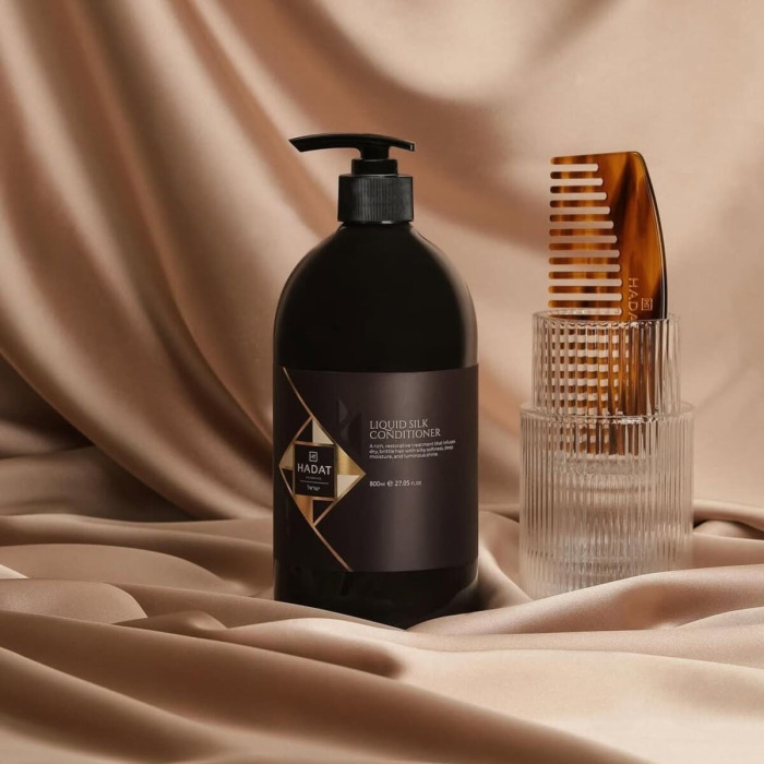 Кондиционер для Восстановления Гладкости и Блеска Волос «Жидкий Шелк» HADAT Cosmetics Liquid Silk Conditioner