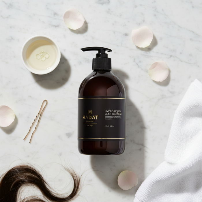 Интенсивно Восстанавливающая Маска для Волос «Жидкий Шелк» Hadat Hydro Liquid Silk Treatment