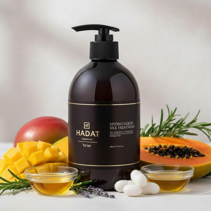 Интенсивно Восстанавливающая Маска для Волос «Жидкий Шелк» Hadat Hydro Liquid Silk Treatment