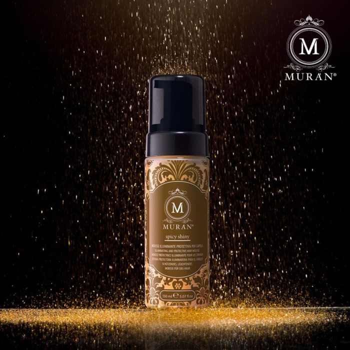 Защитный Мусс для Сияния Волос MURAN Spicy Shiny Illuminating and Protective Hair Mousse