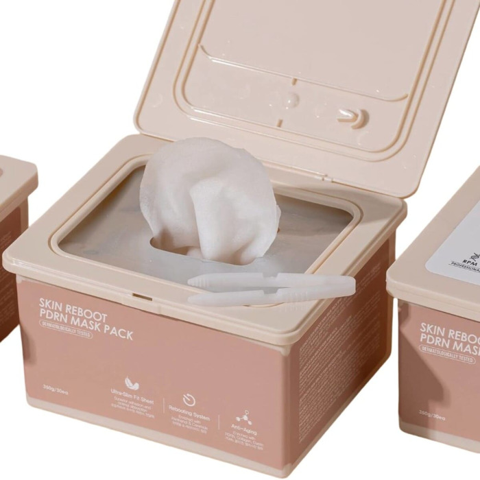 Профессиональные Интенсивные Регенерирующие Маски для Лица Genosys Skin Reboot PDRN Mask Pack