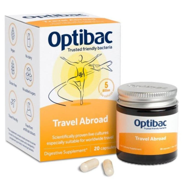 Специальные Пробиотики для Комфортных Путешествий Optibac Travel Abroad
