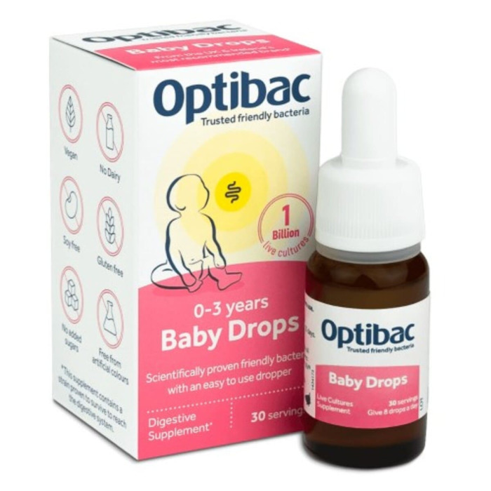 Пробиотик в Виде Детских Капель Optibac Baby Drops