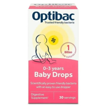 Пробиотик в Виде Детских Капель Optibac Baby Drops
