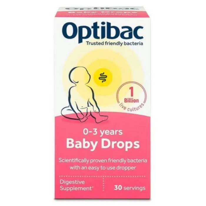 Пробиотик в Виде Детских Капель Optibac Baby Drops