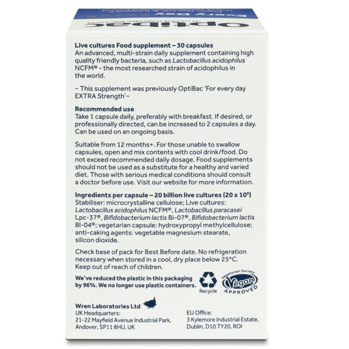 Пробиотик на Каждый День Экстра Optibac Every Day Extra