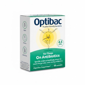 Пробіотик для Тих, Хто на Антибіотиках Optibac For Those On Antibiotics