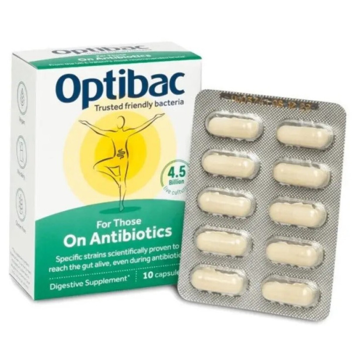 Пробиотик для Тех, Кто на Антибиотиках Optibac For Those On Antibiotics