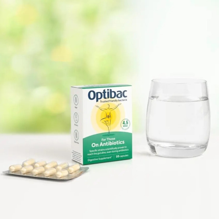 Пробиотик для Тех, Кто на Антибиотиках Optibac For Those On Antibiotics