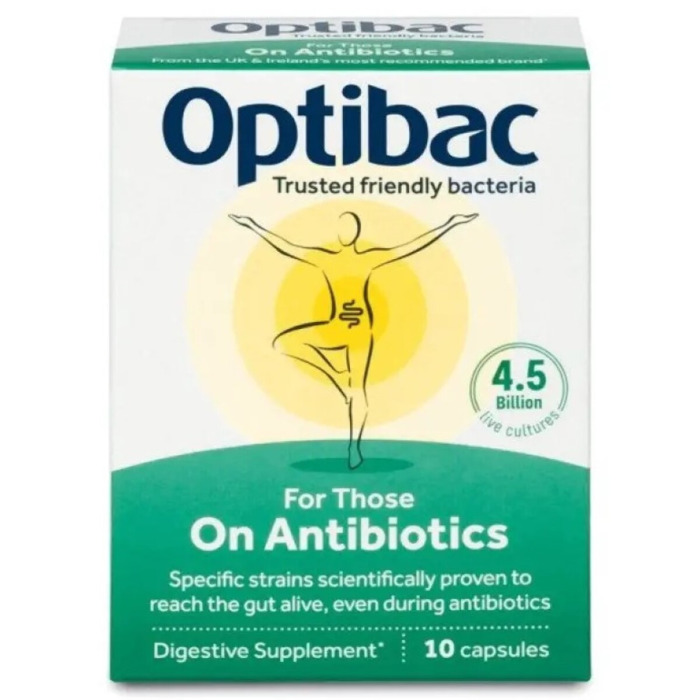 Пробиотик для Тех, Кто на Антибиотиках Optibac For Those On Antibiotics