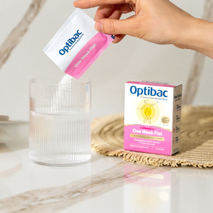 Пробиотик + Пребиотик при Вздутии Optibac One Week Flat