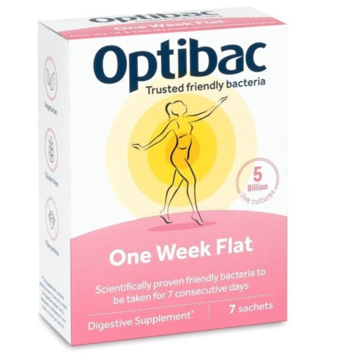 Пробиотик + Пребиотик при Вздутии Optibac One Week Flat