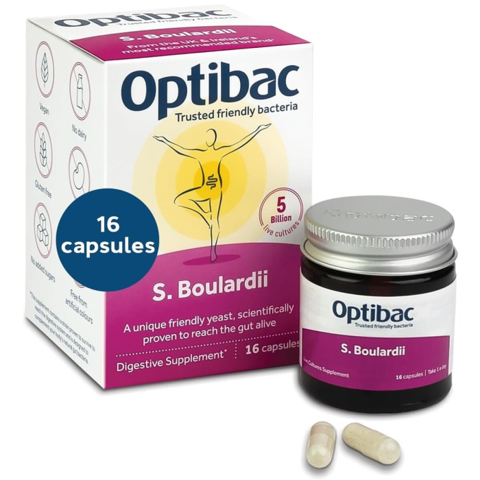 Пробиотик Буларди Сахаромицеты для Поддержания Микрофлоры Кишечника Optibac S. Boulardii