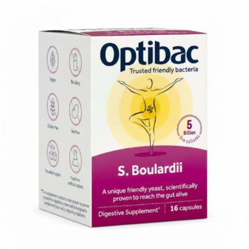 Пробіотик Буларді Сахароміцети для Підтримки Мікрофлори Кишечника Optibac S. Boulardii