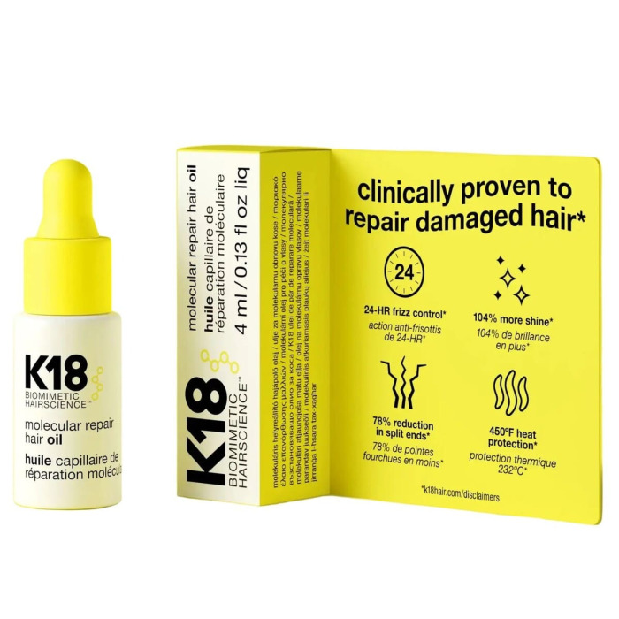 Маска для Молекулярного Восстановления Волос K18 Biomimetic Hairscience Molecular Repair Hair Oil