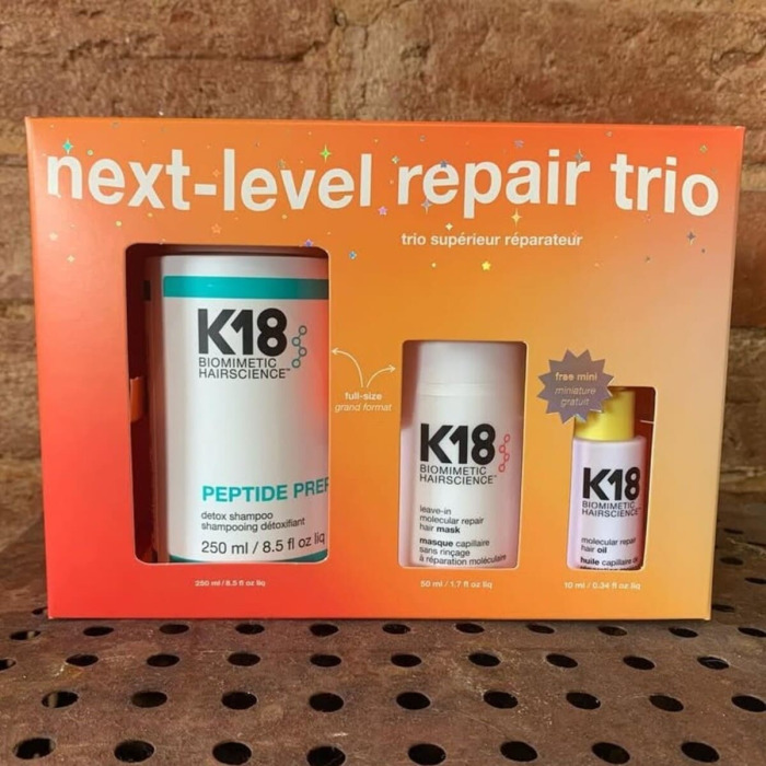 Набор «Идеальное Трио» для Реконструкции Волос K18 Biomimetic Hairscience Next Level Repair Trio Kit