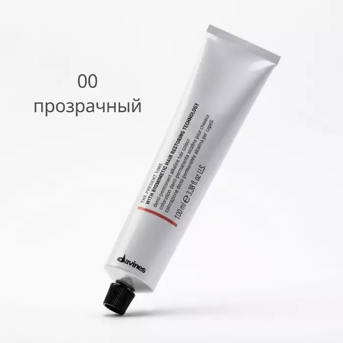 Демиперманентная Щелочная Краска для Волос с Биомиметической Технологией Davines The Present Time Specialties, 100 мл (специальные оттенки)