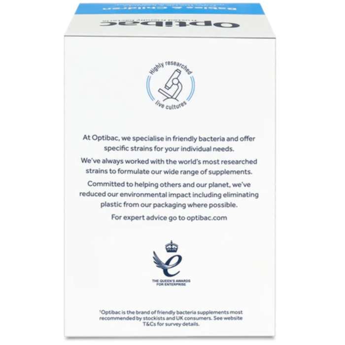 Пробиотик + Пребиотик с Витамином D для Младенцев и Детей Optibac Babies & Children