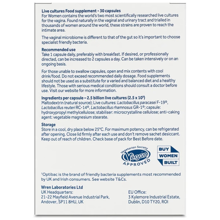 Пробиотик для Женщин Optibac For Women