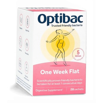 Пробиотик + Пребиотик при Вздутии Optibac One Week Flat
