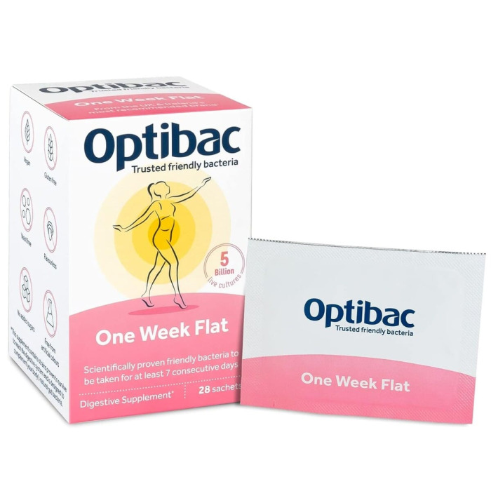 Пробиотик + Пребиотик при Вздутии Optibac One Week Flat