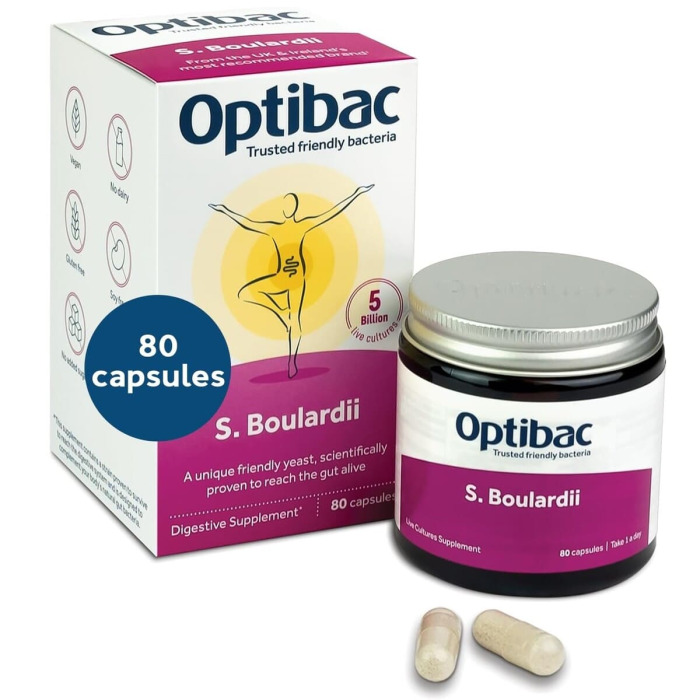 Пробиотик Буларди Сахаромицеты для Поддержания Микрофлоры Кишечника Optibac S. Boulardii